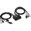 Image de Switch KVM - Trendnet - TK-220DPI - 4K Ultra HD - USB - DisplayPort - 1 5 m