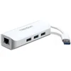 Image de TrendNet TU3-ETGH3 - Adaptateur USB 3.0 vers Gigabit + Hub