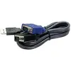 Image de Câble Kvm Trendnet Tk Cu15 Usb Vga 4,5m Noir