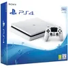 Image de Console Sony PlayStation 4 Slim 500 Go blanche + Manette DualShock blanche en occasion ou reconditionné