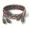 Image de Câble RCA 1 mètre - MTX AUDIO - ZNX1.2 - ZeroNoise Stéréo 100% - Cuivre HyperTwist® UltraFlex  symétrique anti parasites