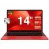 Image de PC portable BVATE -14FHD -RAM 6Go - Stockage 256Go - Ordinateur Portable Windows11 Celeron N4020- SSD extensible à 1To -Rouge