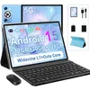 Image de DEERTIME Tablette Tactile 10.1  Android 15 30GO RAM +128GO ROM (512GO TF) Octa-Core 8000mAh Widevine L1 5+8MP Caméra GPS