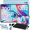 Image de DEERTIME Tablette Tactile 10.1  - Android 15 - 30GO RAM +64GO ROM (512GO TF) - Widevine L1 - Octa-Core - 6000mAh (Bleu)