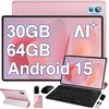 Image de DEERTIME Tablette Tactile 10.1  - Android 15 - 30GO RAM +64GO ROM (512GO TF) - Widevine L1 - Octa-Core - 6000mAh - avec clavier