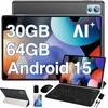 Image de DEERTIME Tablette Tactile 10.1  - Android 15 - 30GO RAM +64GO ROM (512GO TF) - Widevine L1 - Octa-Core - 6000mAh (Noir)
