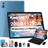 Image de Tablette Tactile 10.1 IPS-1280*800 HD Android 14 22Go+128Go/1TB TFWidevine L1/Netflix HDOcta-core8000mAhWiFi5GClavier