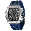 Image de Montre Bracelet Tsar Bomba TB8204Q34 - CHRONO QUARTZ ACIER SILICONE BLEU