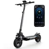 Image de Trottinette Électrique Pliable AS-P1 Autonomie 35-45km Batterie 48V 14Ah Moteur 1000W Freins à disque avant et arrière Noir