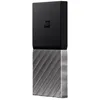Image de WD My Passport SSD WDBKVX2560PSL - SSD - chiffrÃ© - 256 Go - externe (portable) - USB 3.1 Gen 2 (USB-C connecteur) - AES 256 bits - dessus noir avec dessous gunmetal (gris mÃ©tallisÃ© moyen) en occasion ou reconditionné