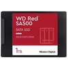 Image de WESTERN DIGITAL - Red SA500 WDS100T1R0A - Disque dur SSD - 1 To - Interne - 2.5 - SATA 6Gb/s