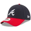Image de Casquette - New Era - 940 Atlanta Braves - Bleu - Polyester - Mixte