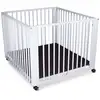 Image de Parc Pliable Pour Enfants Moritz 90x95x75 Cm Blanc Tissi