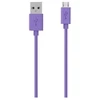 Image de Belkin Range 2m Micro Usb Cable For Smartphones And Tablets - Purple)