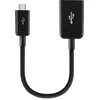 Image de Adaptateur USB - BELKIN - Micro-USB Type A mâle vers USB Type A femelle - 12 cm - Noir