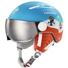 Image de HEAD Casque de ski enfant Mojo Visor Paw Bleu   visière intégrée protection UV400