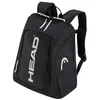 Image de Sac à dos junior HEAD Rebel 14L - tennis noir/blanc 2 compartiments poche zippée