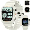 Image de XtraDiTech Montre Connectée GPS Cardio Sport Suivi Itinéraire Localisation Longitude Latitude Couronne Numérique Alexa Strava Beige