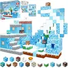 Image de Blocs de Construction magnétiques-pour Enfants Blocs aimantésJouets de Construction magnétiques(Glace et Neige 100pièce)