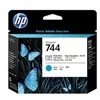 Image de HP 744 - cyan, photo noire - tête d'impression