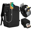 Image de Sac de Voyage46x16x32cm Sac à Dos Voyage Cabine Avion avec Couche imperméableSac à Dos Pour Ordinateur de 15.6 Pouces-Noir