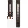 Image de Bracelet en silicone Polar 22 mm S-L marron