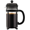 Image de Cafetiere A Piston - Bodum - 1908-01 - Noir - Verre Borosilicate - Acier Inoxydable