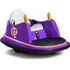Image de DREAMADE Auto Tamponneuse Électrique avec Télécommande 2.4G Auto Tournante avec Lumières LED Musique Contour Antichoc Violet