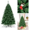 Image de COSTWAY Sapin de Noël Artificiel 180CM en PVC avec 1355 Branches et Socle en Métal Stable Décoration de Noël pour Fête Familiale