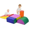Image de Costway Blocs De Construction En Mousse De Grands Xl 5pièces Jouets Éducatifs Sur Logiciel