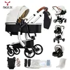 Image de Poussette Magic ZC Pousette 3 en 1 Cuir PU imperméable Poussette bebe Pousette Poussette trio Grand espace de rangement Sept