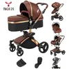 Image de Poussette bebe 3 en 1 Magic ZC - Poussette de luxe cosy Poussette combinées pliage automatique grand panier 360° Rotation