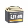 Image de Batterie Lithium 12V50Ah LiFePO4 BMS 50A 640Wh batterie rechargeable pour le système solaire les moteurs marine PowerQueen