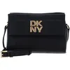Image de DKNY Sac à épaule bandoulière noir en cuir pour femme - Rosa Crossbody Bag Blk / Gold 294435