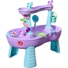 Image de Step2 Rain Shower Splash Licornes Table D’eau Avec 13 Accessoires - Rose & Violet Activité Pour Le Jardin