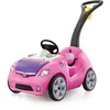 Image de Porteur Whisper Ride II STEP2 - Voiture Enfant Rose avec Barre de Poussée - Dès 18 Mois