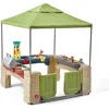 Image de Maison enfant avec cuisine et accessoires - STEP2 - All Around Speelpatio - Plastique roto-moulé - Mixte