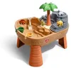 Image de Step2 Dino Dig Table de jeu Sable et Eau Avec Kit d’Accessoires de 7 Pièces Table Activité Enfant à Eau pour le jardin