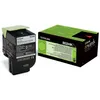 Image de Cartouche de toner noir Lexmark 80C2HK0 à rendement élevé pour imprimante laser - jusquà 4000 pages