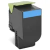 Image de Cartouche de toner 802HCE - Cyan - LEXMARK - Capacité standard 3.000 pages - Technologie dimpression Laser