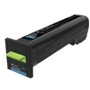Image de Lexmark - a rendement extrêmement eleve - cyan - original - cartouche de toner LCCP, LRP - pour Lexmark CS820de, CS820dte, CS820dtfe