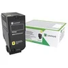 Image de Lexmark - a rendement eleve - jaune - originale - cartouche de toner - LCCP, Entreprise Lexmark