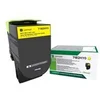 Image de Lexmark X417 - a rendement eleve - jaune - original - cartouche de toner - LCCP, LRP