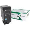 Image de Cartouche de toner cyan pour Lexmark CS727de CS728de CX727de - LEXMARK - 75B20C0 - Laser - 10000 pages