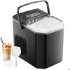 Image de Machine à Glaçons 12kg en 24h 9 Glaçons en 6-8 Minutes Machine a Glaçons avec Cuillère à Glace Réversible et Poignée de