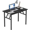 Image de SogesHome Bureau dordinateur pliant 100 x 60 x 75 cm comme bureau table à manger ou table de conférence