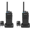 Image de Retevis P1 Talkie Walkie Professionnel Digital Talkie Walkie Longue Portée Relais Superhétérodyne2500mAh Alarme durgence(2Pcs)