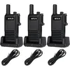 Image de Retevis RB647 Talkie Walkie Portable IP67 PMR446 16 Canaux VOX Talkie Walkie Rechargeable pour Extérieur Camping (3 Pièces)