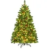 Image de Costway Sapin De Noël Artificiel 135 Cm, Avec 516 Branches, Aiguilles En Pvc