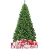 Image de Costway Sapin De Noël Artificiel 180cm Aiguilles En Pvc Avec 1000 Branches Pied Métallique Solide